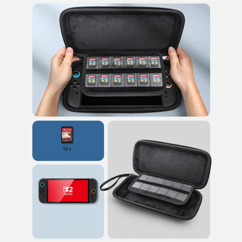 Schutzhülle für Nintendo Switch 2, Supcase Carrying Mini, Schwarz