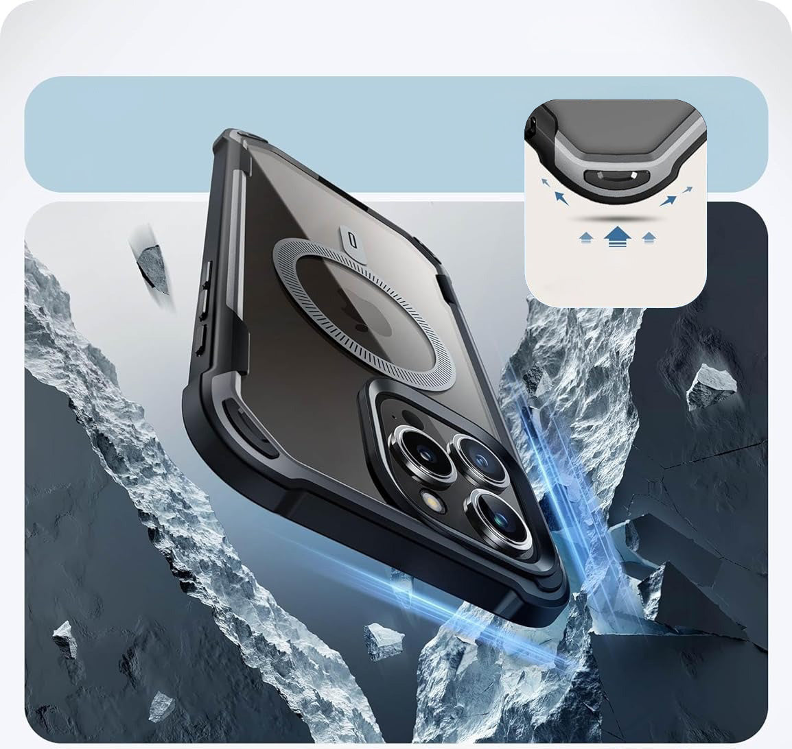 Schutzhülle Supcase i-Blason Ares Mag SP mit MagSafe für iPhone 15 Pro Max, Schwarz