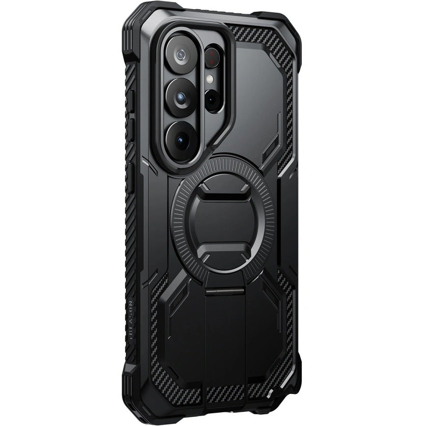 Handyhülle für Galaxy S26 Ultra, Supcase i-Blason Armorbox Mag KickStand Clip SP mit MagSafe, Schwarz