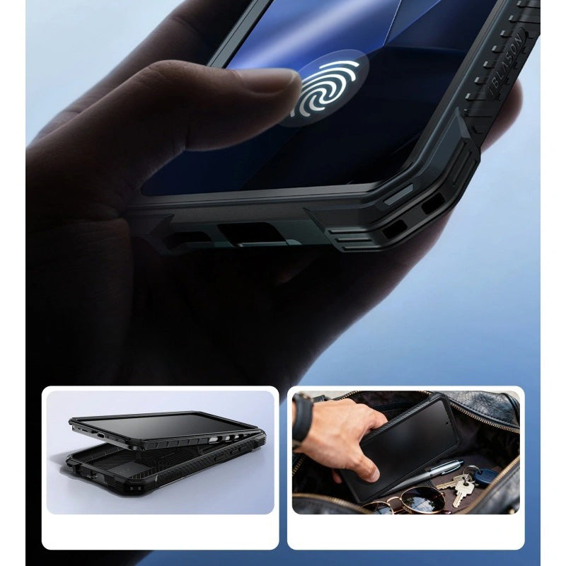 Handyhülle für Galaxy S26 Ultra, Supcase i-Blason Armorbox Mag KickStand Clip SP mit MagSafe, Schwarz