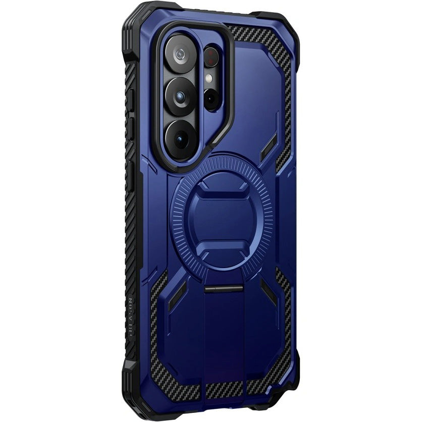Handyhülle für Galaxy S26 Ultra, Supcase i-Blason Armorbox Mag KickStand Clip SP mit MagSafe, Dunkelblau