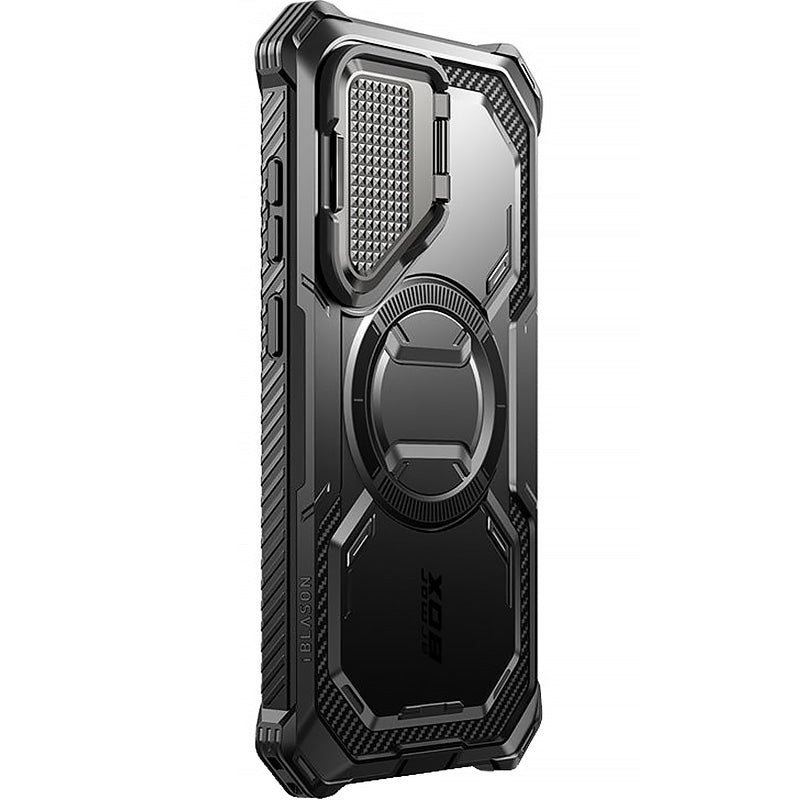 Schutzhülle für Galaxy S24, Supcase i-Blason Armorbox Mag SP, Schwarz