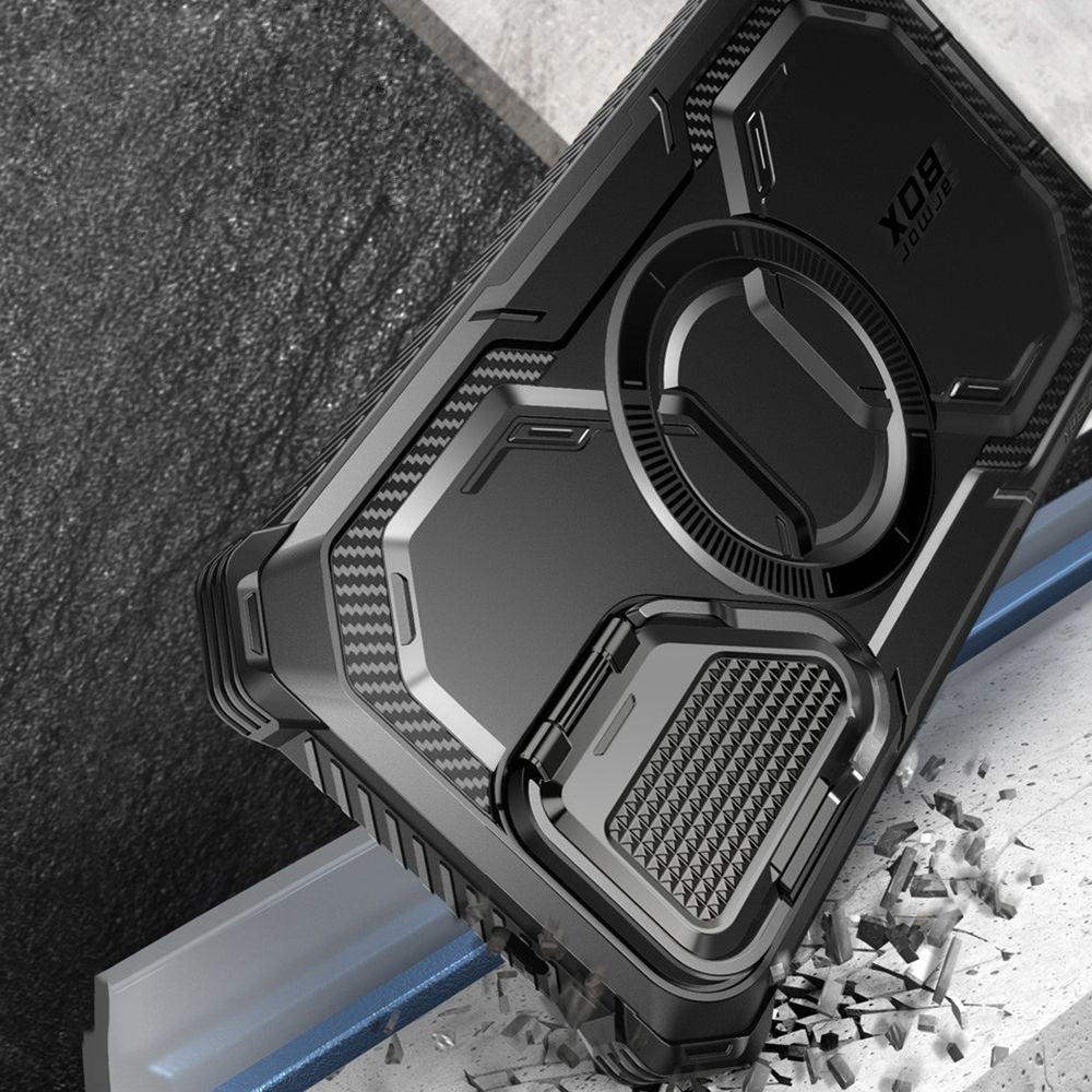Schutzhülle für Galaxy S24, Supcase i-Blason Armorbox Mag SP, Schwarz