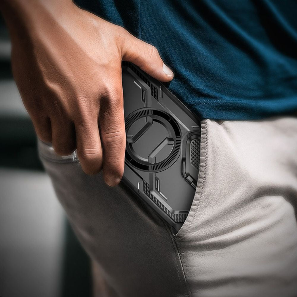 Schutzhülle für Galaxy S24, Supcase i-Blason Armorbox Mag SP, Schwarz