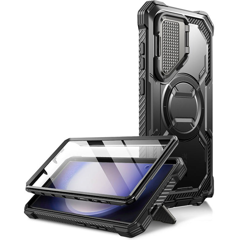 Schutzhülle für Galaxy S24 Ultra, Supcase i-Blason Armorbox Mag SP, Schwarz