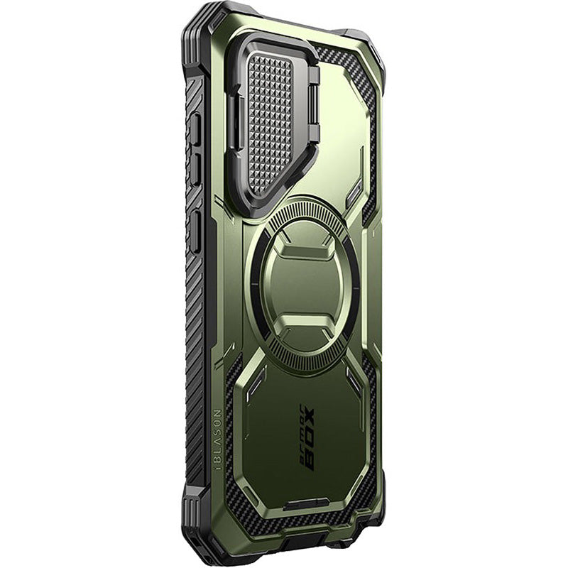 Schutzhülle für Galaxy S24 Ultra, Supcase i-Blason Armorbox Mag SP, Grün