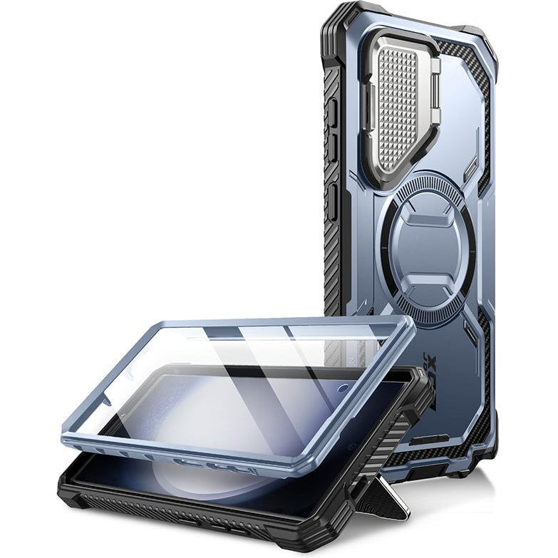 Schutzhülle für Galaxy S24 Ultra, Supcase i-Blason Armorbox Mag SP, Blau