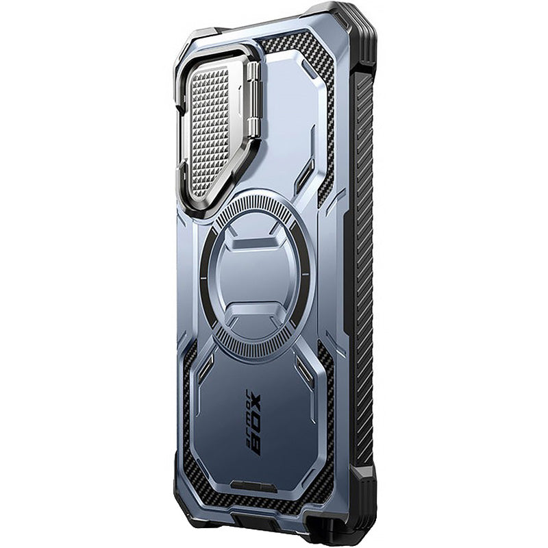 Schutzhülle für Galaxy S24 Ultra, Supcase i-Blason Armorbox Mag SP, Blau