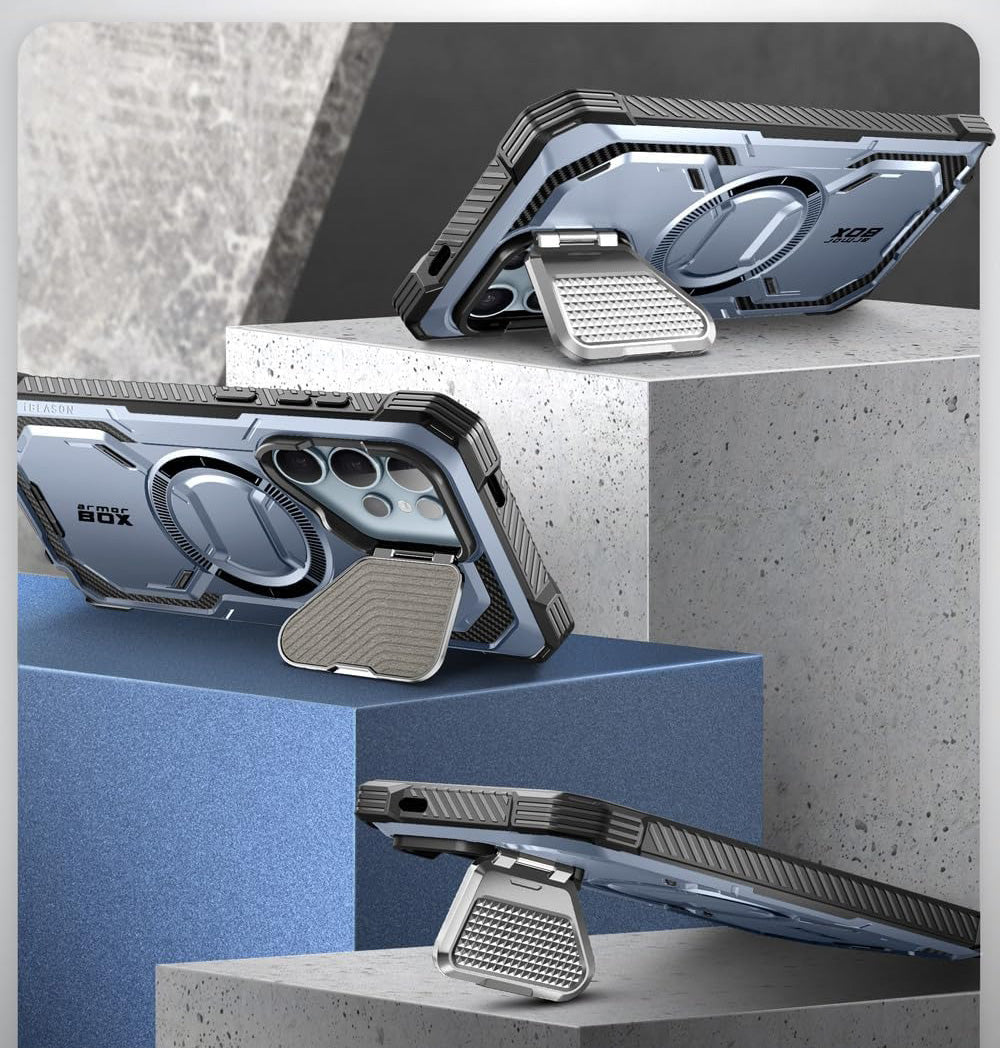Schutzhülle für Galaxy S24 Ultra, Supcase i-Blason Armorbox Mag SP, Blau