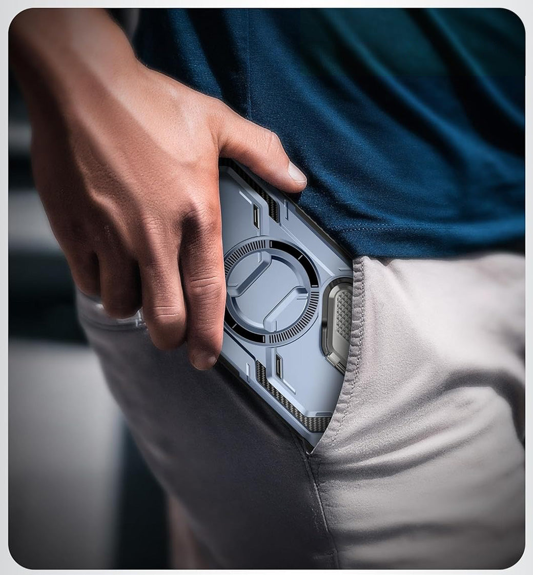 Schutzhülle für Galaxy S24 Ultra, Supcase i-Blason Armorbox Mag SP, Blau