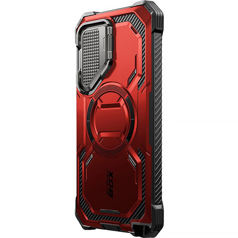 Schutzhülle für Galaxy S24 Ultra, Supcase i-Blason Armorbox Mag SP, Rot