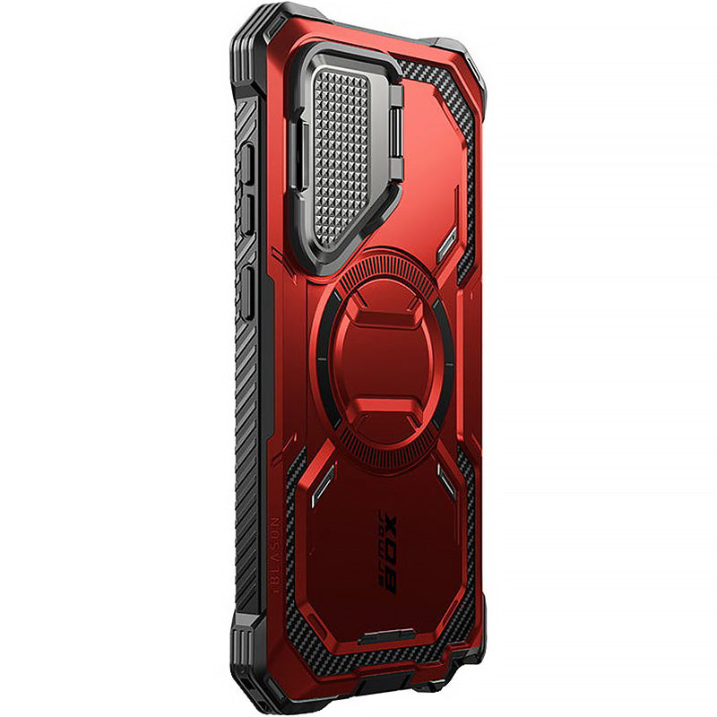 Schutzhülle für Galaxy S24 Ultra, Supcase i-Blason Armorbox Mag SP, Rot