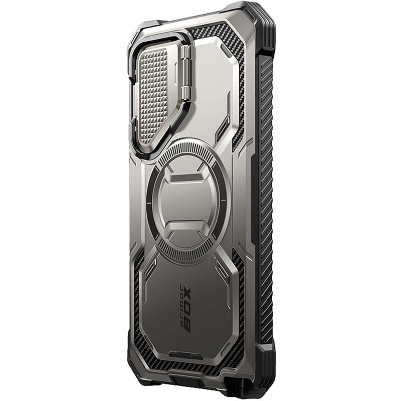 Schutzhülle für Galaxy S24 Ultra, Supcase i-Blason Armorbox Mag SP, Grau