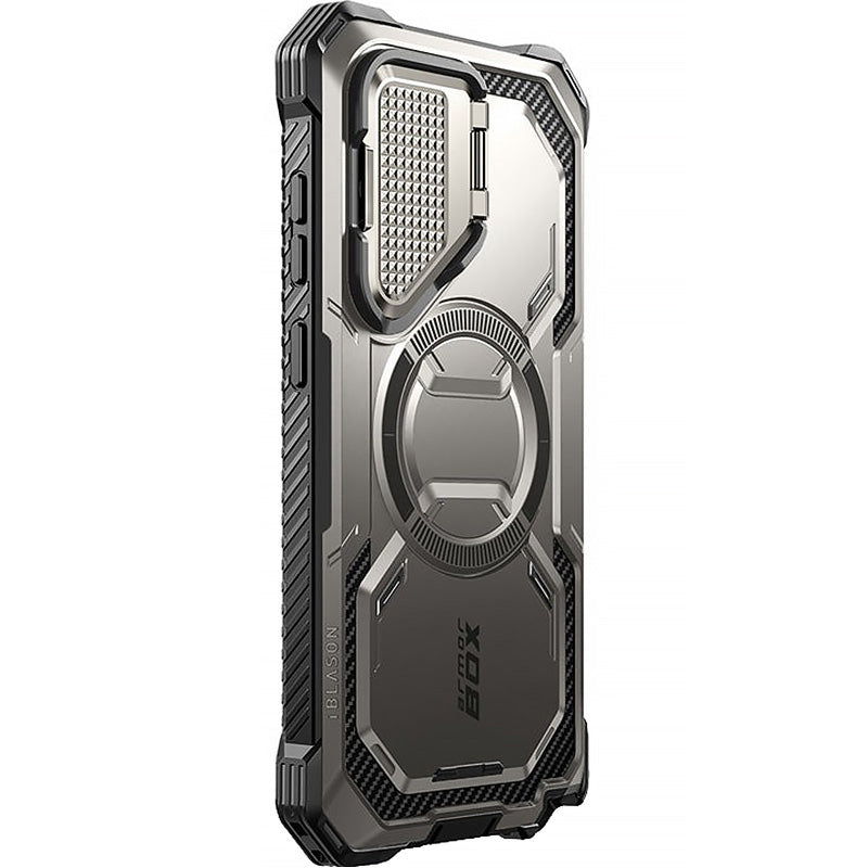 Schutzhülle für Galaxy S24 Ultra, Supcase i-Blason Armorbox Mag SP, Grau