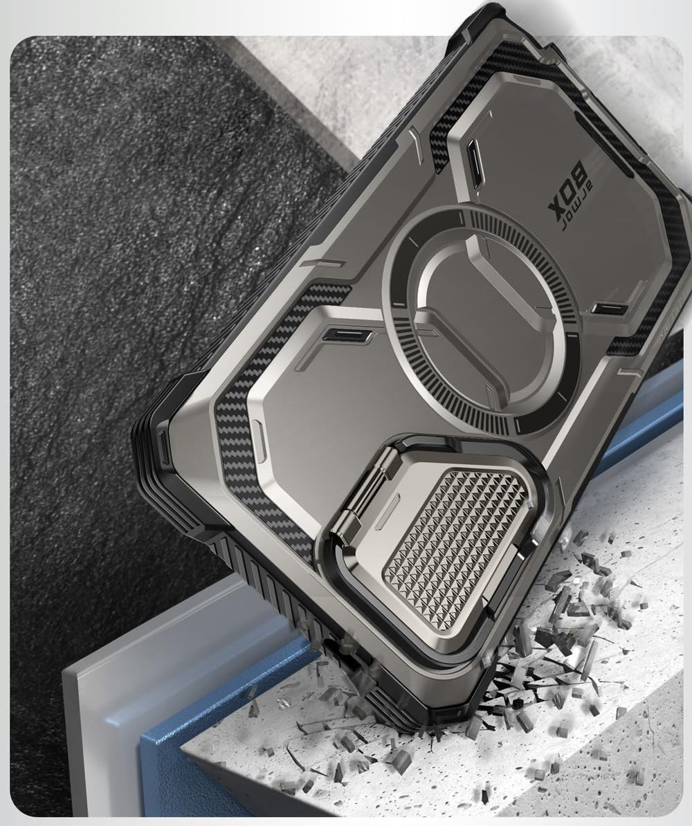 Schutzhülle für Galaxy S24 Ultra, Supcase i-Blason Armorbox Mag SP, Grau