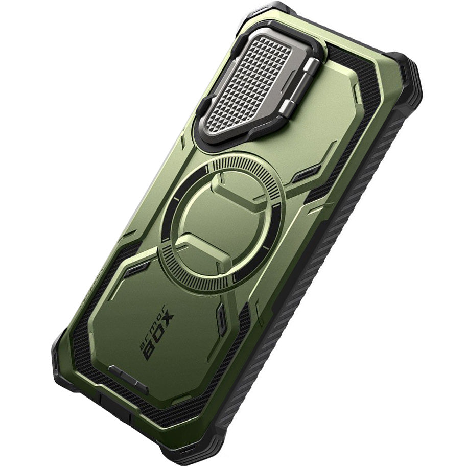 Handyhülle für Galaxy S25, Supcase i-Blason Armorbox Mag SP für MagSafe, Grün
