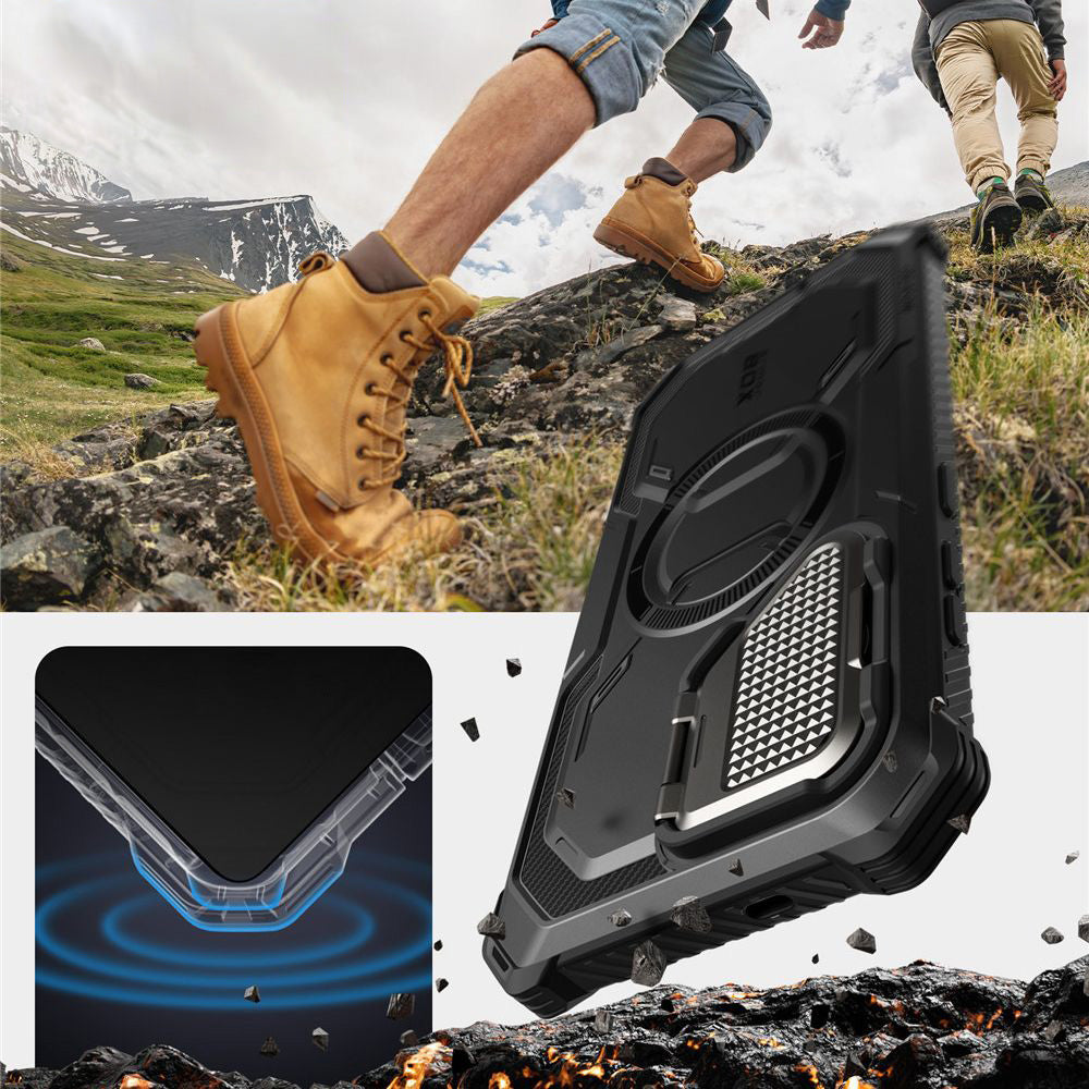 Handyhülle für Galaxy S25 Plus, Supcase i-Blason Armorbox Mag SP für MagSafe, Schwarz