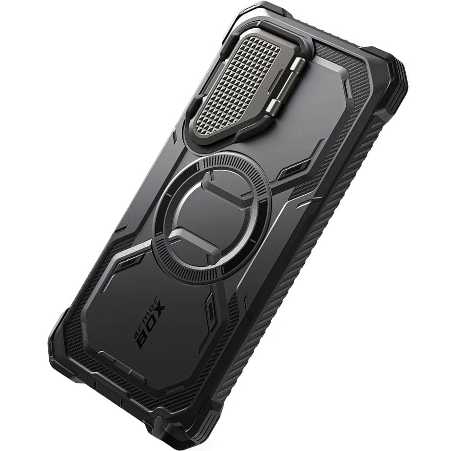 Handyhülle für Galaxy S25 Ultra, Supcase i-Blason Armorbox Mag SP für MagSafe, Schwarz