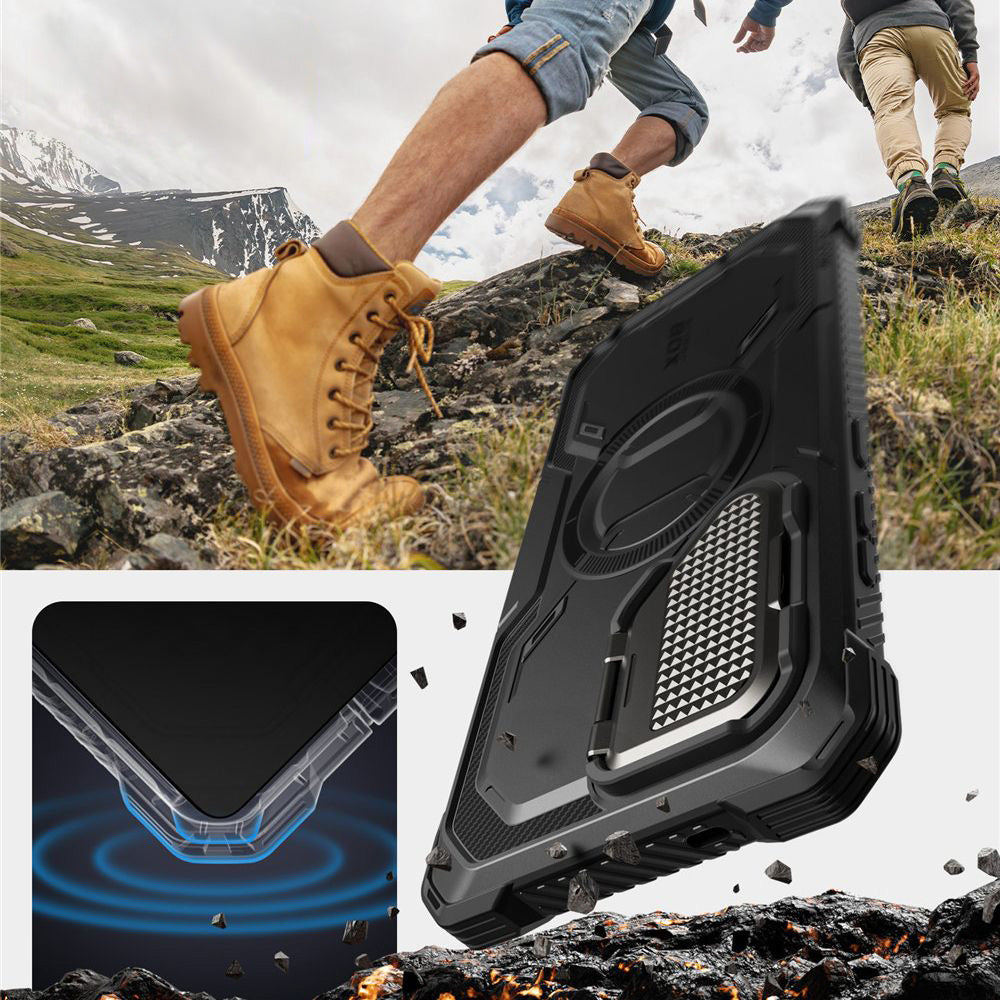 Handyhülle für Galaxy S25 Ultra, Supcase i-Blason Armorbox Mag SP für MagSafe, Schwarz