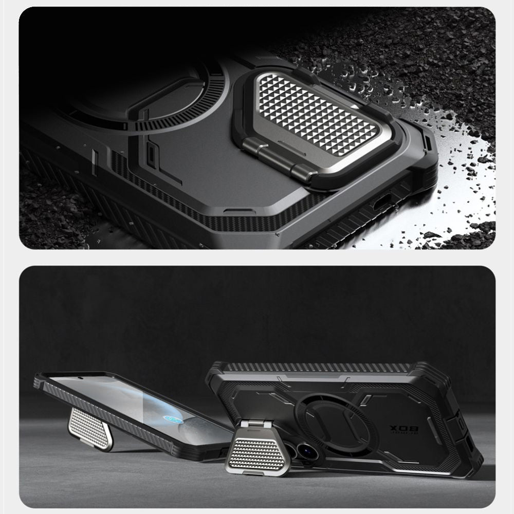 Handyhülle für Galaxy S25 Ultra, Supcase i-Blason Armorbox Mag SP für MagSafe, Schwarz