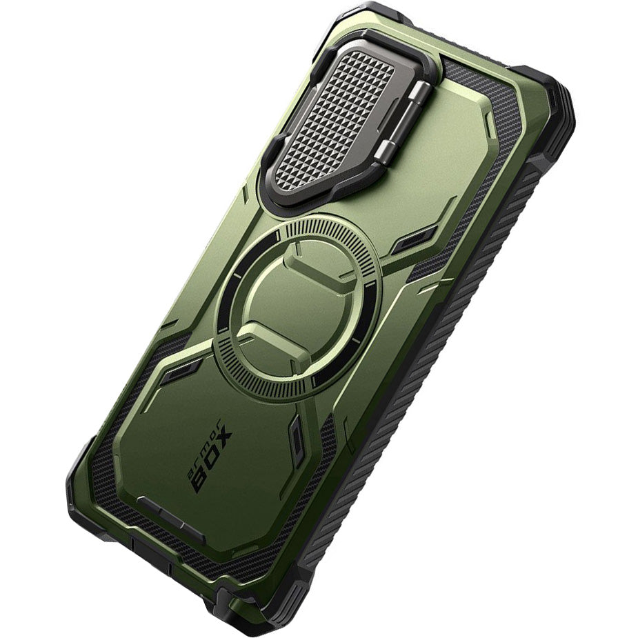 Handyhülle für Galaxy S25 Ultra, Supcase i-Blason Armorbox Mag SP für MagSafe, Grün