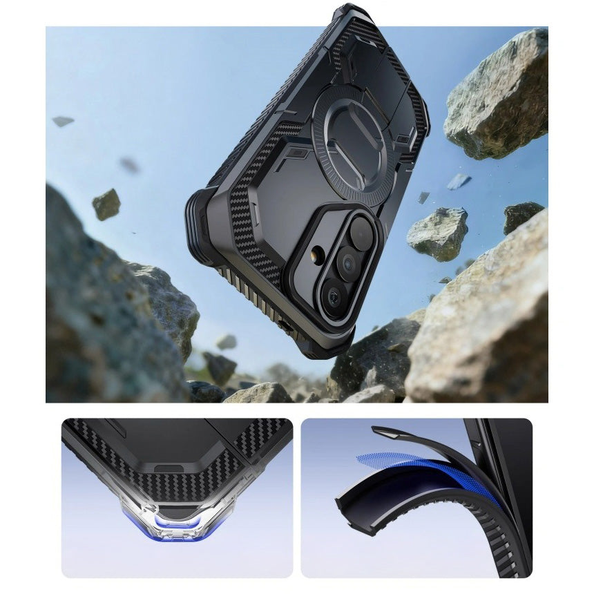 Handyhülle für Galaxy S26, Supcase i-Blason Armorbox Mag KickStand SP mit MagSafe, Schwarz