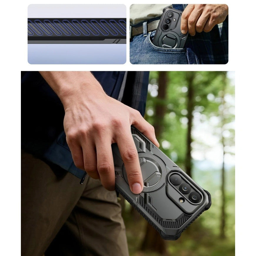 Handyhülle für Galaxy S26, Supcase i-Blason Armorbox Mag KickStand SP mit MagSafe, Schwarz