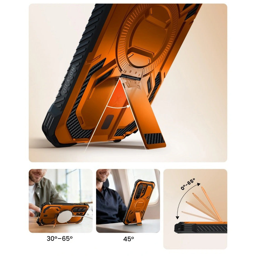 Handyhülle für Galaxy S26 Ultra, Supcase i-Blason Armorbox Mag KickStand SP mit MagSafe, Orange