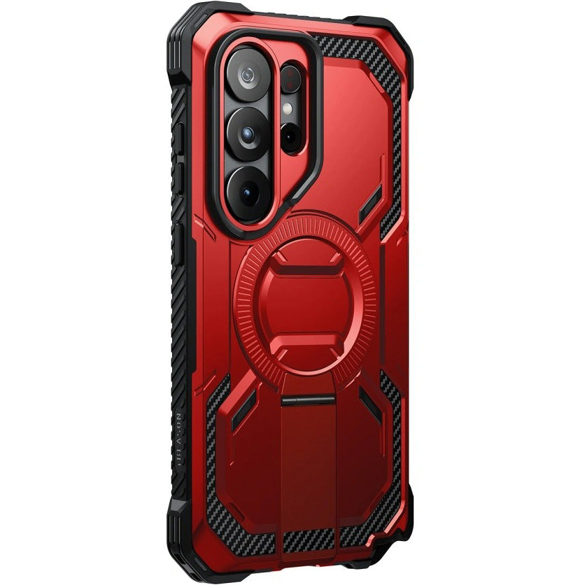 Handyhülle für Galaxy S26 Ultra, Supcase i-Blason Armorbox Mag KickStand SP mit MagSafe, Rot