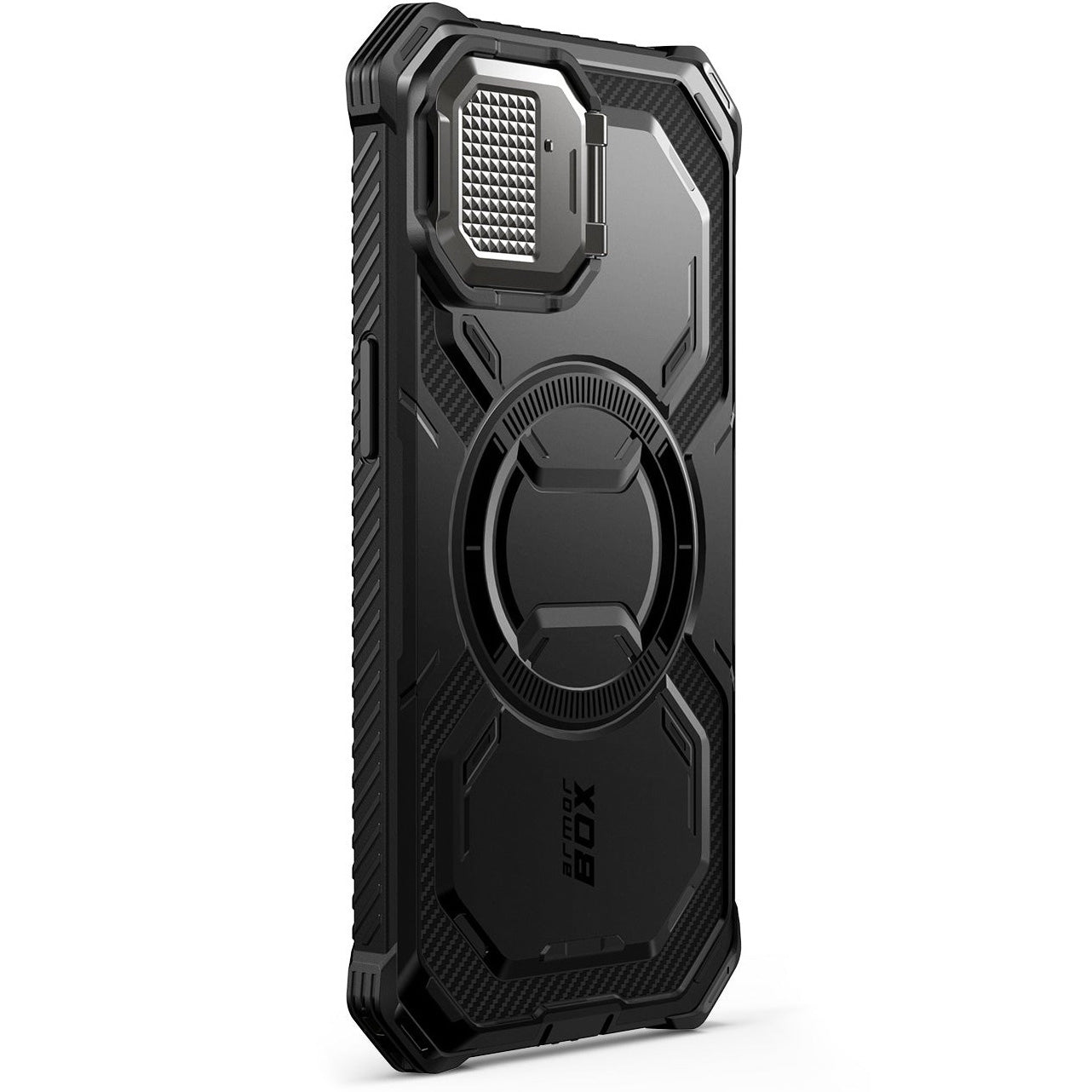 Handyhülle für iPhone 17e / 16e, Supcase i-Blason Armorbox Mag SP mit MagSafe, Schwarz