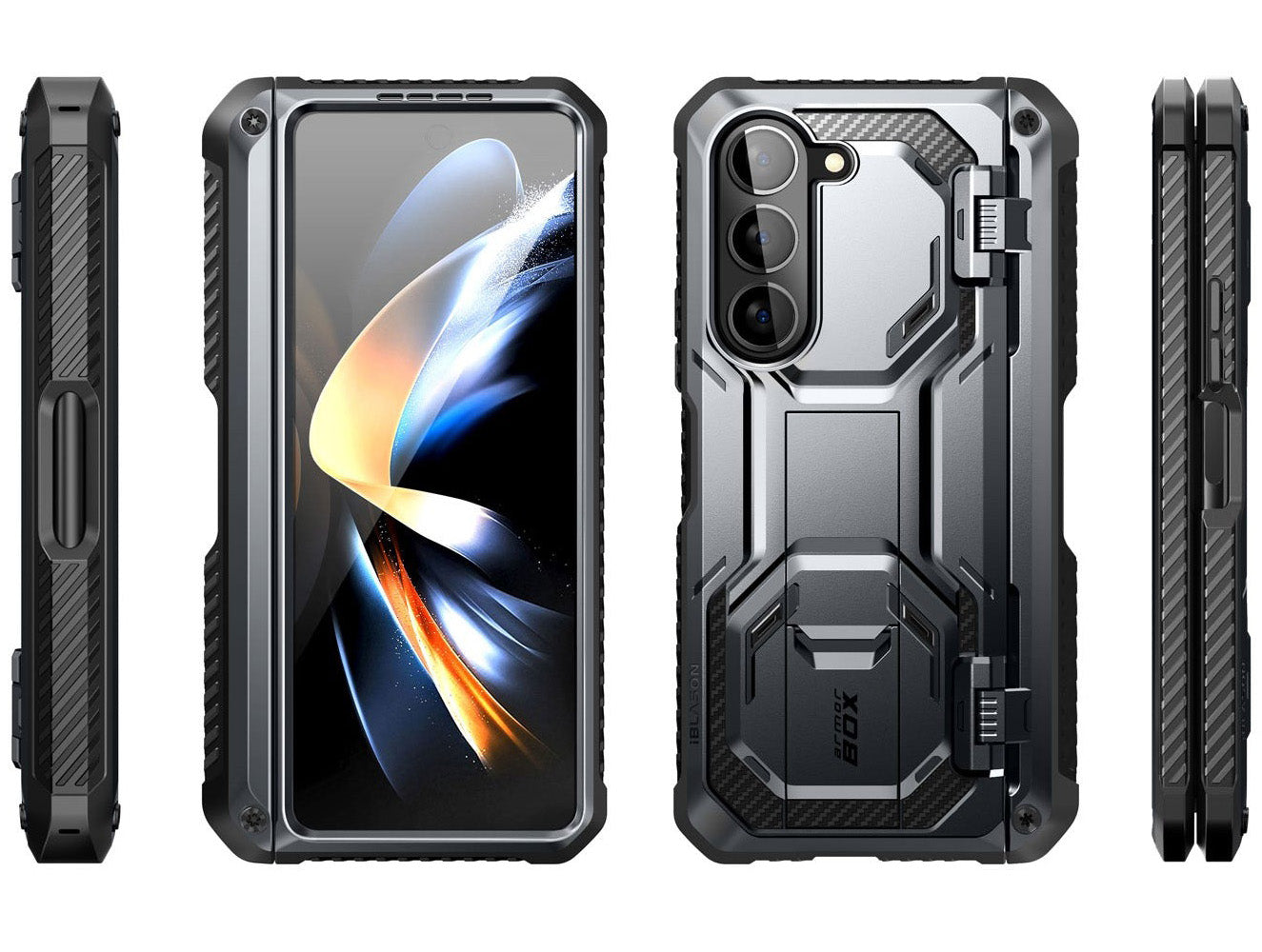 Schutzhülle Supcase i-Blason Armorbox Pen SP für Galaxy Z Fold5, Schwarz