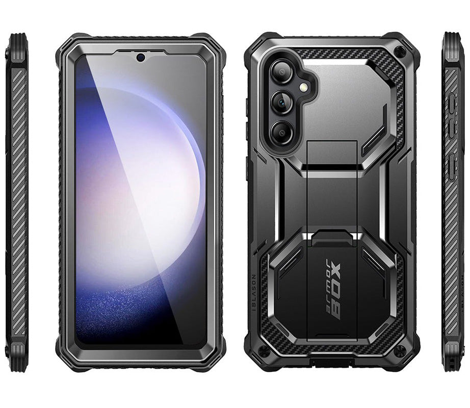 Schutzhülle Supcase i-Blason Armorbox SP für Galaxy S23 FE 5G, Schwarz
