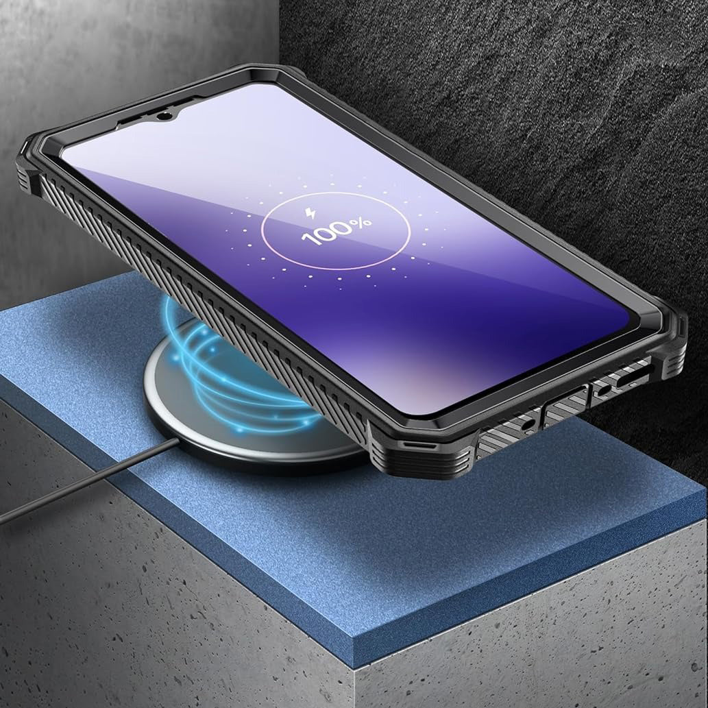 Schutzhülle Supcase i-Blason Armorbox SP für Galaxy S23 FE 5G, Schwarz