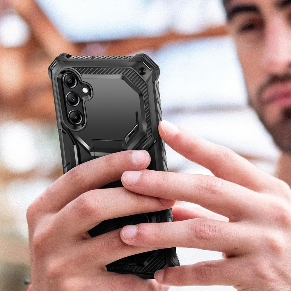 Handyhülle für Galaxy S24 FE, Supcase i-Blason Armorbox SP, Schwarz