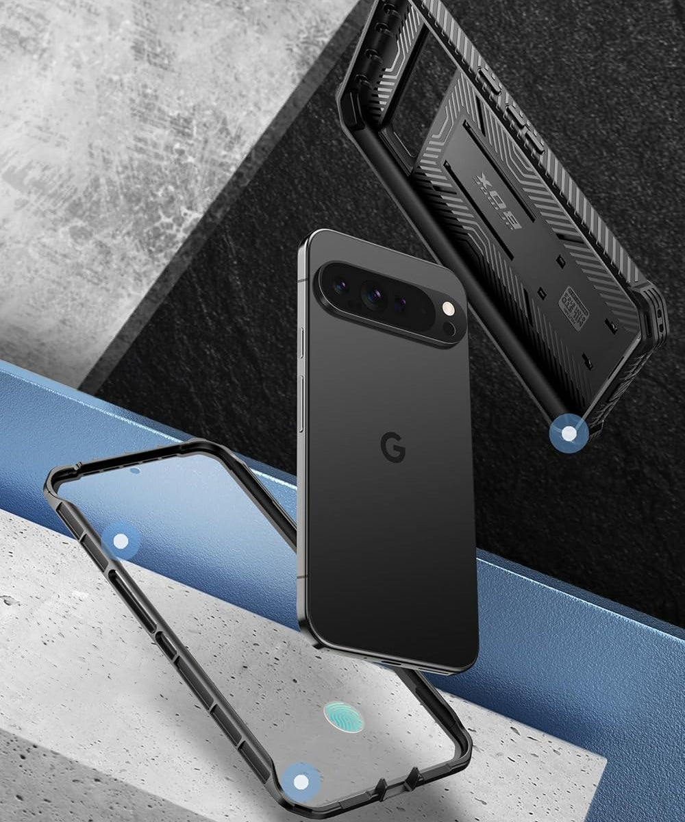 Handyhülle für Pixel 9 / 9 Pro, Supcase i-Blason Armorbox SP (no Holster), Schwarz