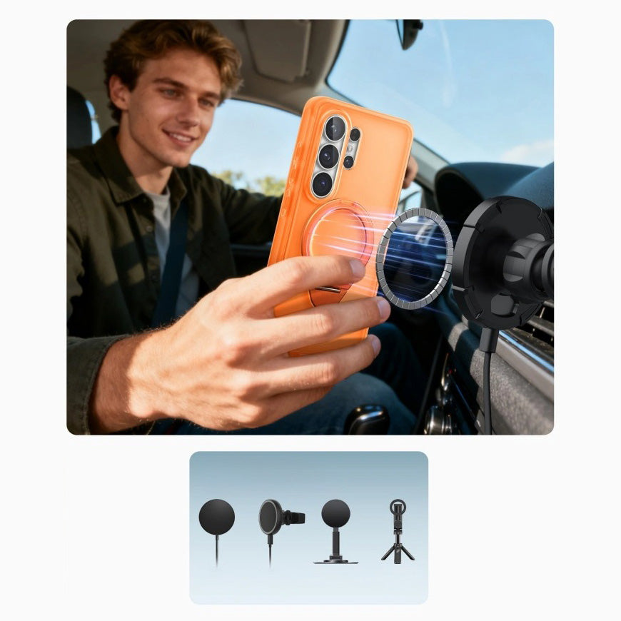 Handyhülle für Galaxy S26 Ultra, Supcase i-Blason Cosmo Mag RingStand SP mit MagSafe, Orange