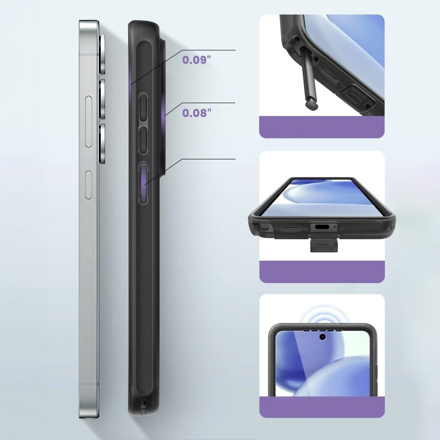 Handyhülle für Galaxy S26 Ultra, Supcase i-Blason Cosmo Mag RingStand SP mit MagSafe, Rauchfarben