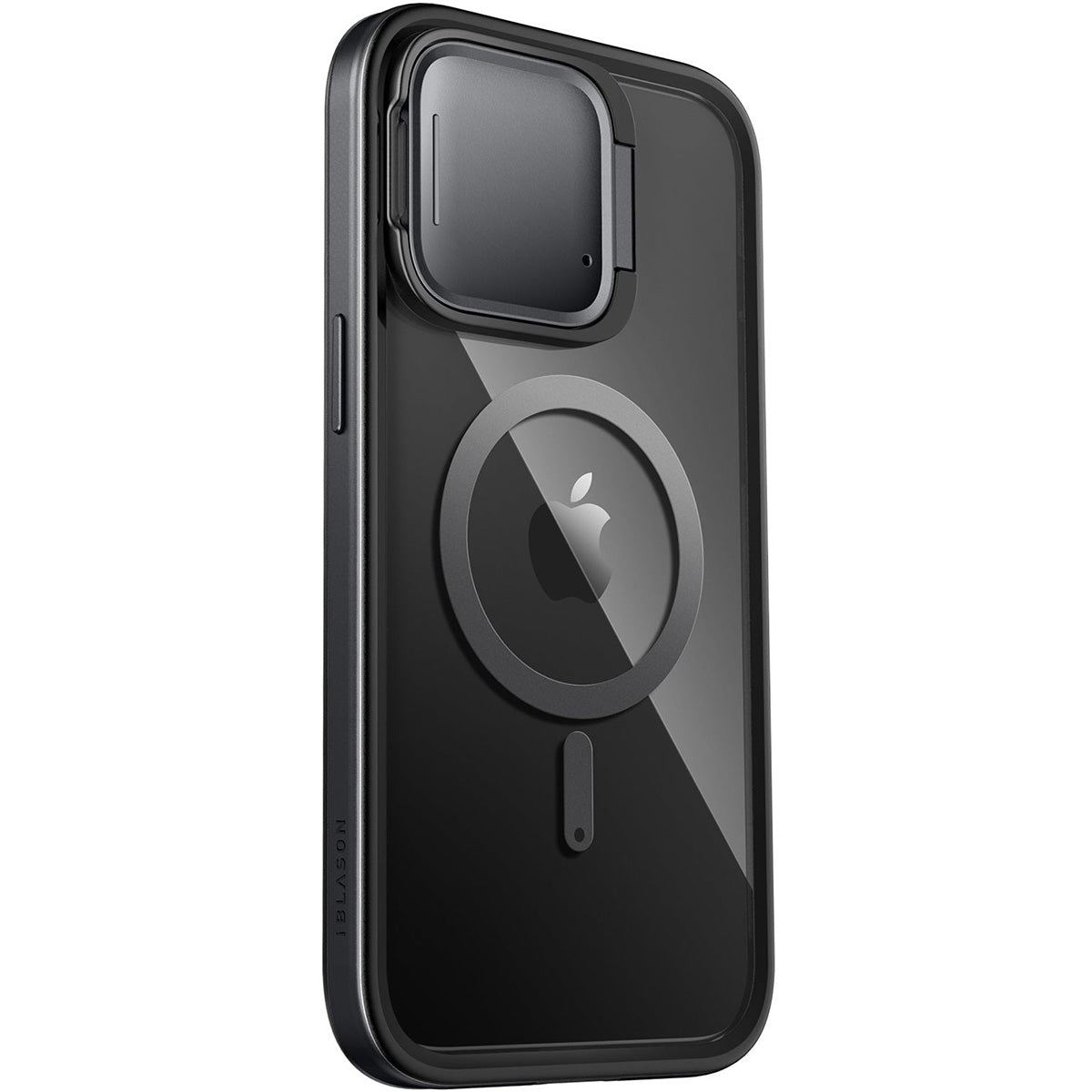 Schutzhülle für iPhone 15 Pro Max, Supcase i-Blason Shield Mag SP für MagSafe, Schwarz/Transparent