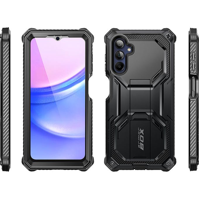 Schutzhülle für Galaxy A15 4G/5G, Supcase i-Blason Armorbox SP, Schwarz