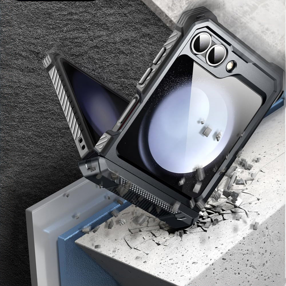 Handyhülle für Galaxy Z Flip7 FE / Z Flip6, Supcase i-Blason Armorbox BackSP, Schwarz