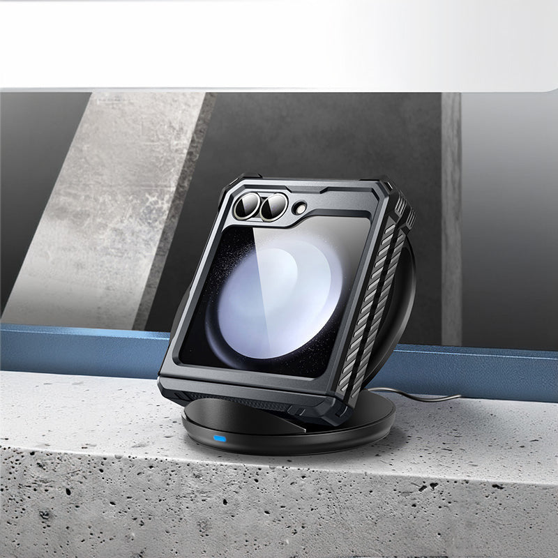 Handyhülle für Galaxy Z Flip7 FE / Z Flip6, Supcase i-Blason Armorbox BackSP, Schwarz