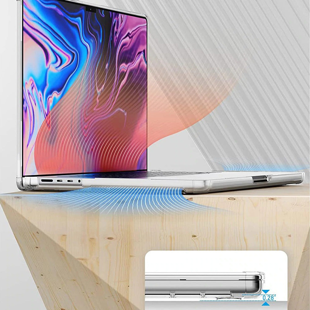 Schutzhülle für MacBook Pro 14" 2021-2026, Supcase UB Clear, Transparent