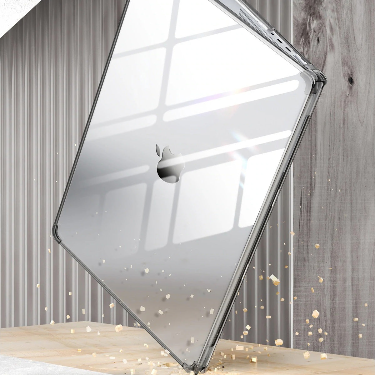 Schutzhülle für MacBook Pro 16" 2021-2026, Supcase UB Clear, Transparent-Rauchfarben