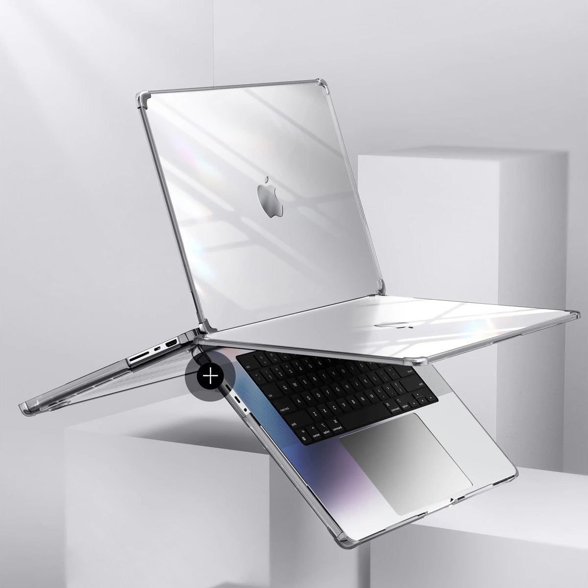 Schutzhülle für MacBook Pro 16" 2021-2026, Supcase UB Clear, Transparent-Rauchfarben
