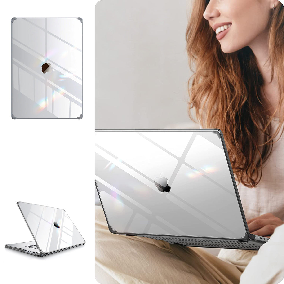 Schutzhülle für MacBook Pro 16" 2021-2026, Supcase UB Clear, Transparent-Rauchfarben