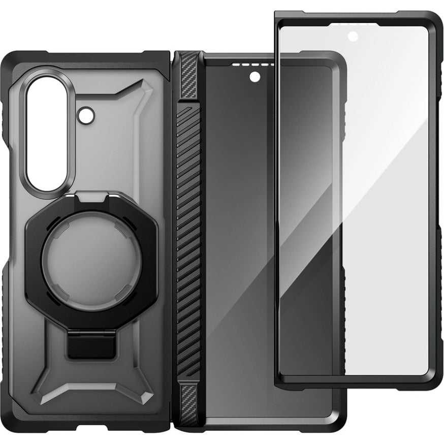 Handyhülle für Galaxy Z Fold8 Ultra, Supcase UB Grip Mag 2er-Set, mit MagSafe, Schwarz-Transparent