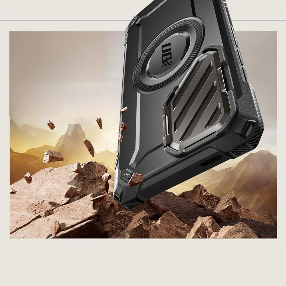 Schutzhülle für Galaxy S24 Ultra, Supcase UB Mag XT für MagSafe, Schwarz