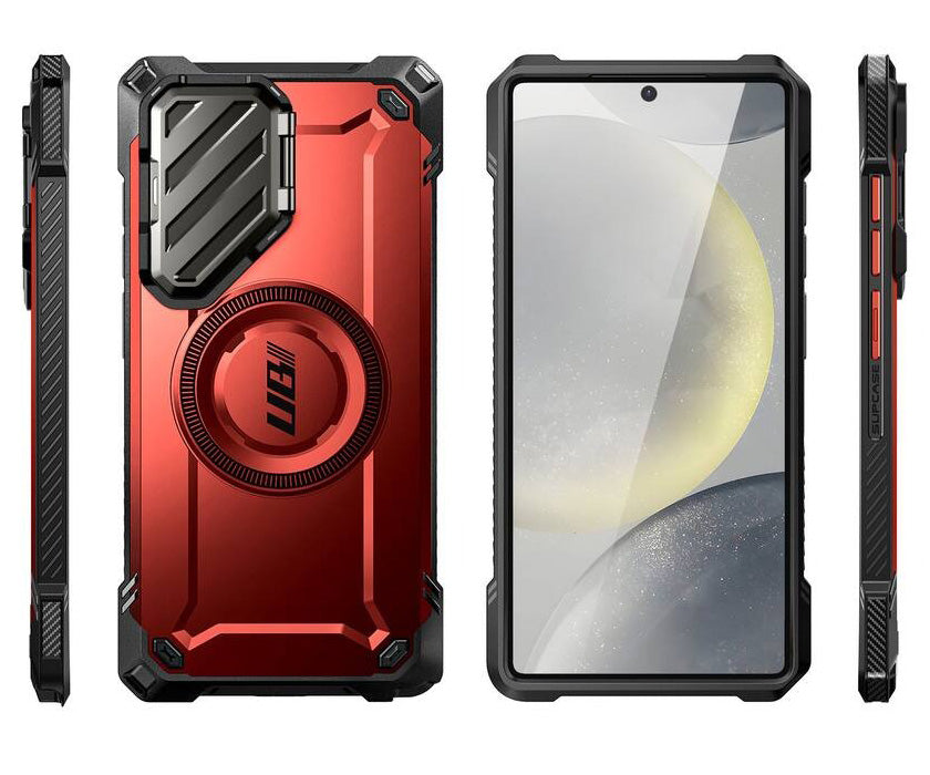 Handyhülle für Galaxy S25 Ultra, Supcase UB Mag XT mit MagSafe, Rot