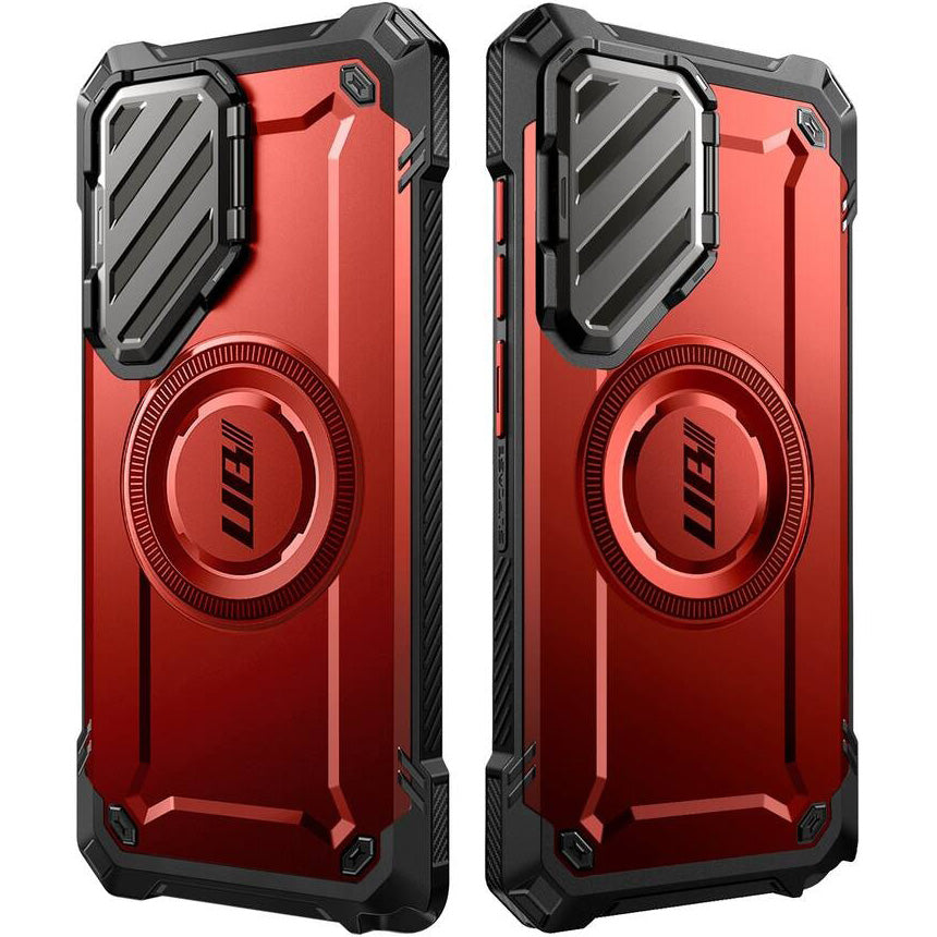 Handyhülle für Galaxy S25 Ultra, Supcase UB Mag XT mit MagSafe, Rot