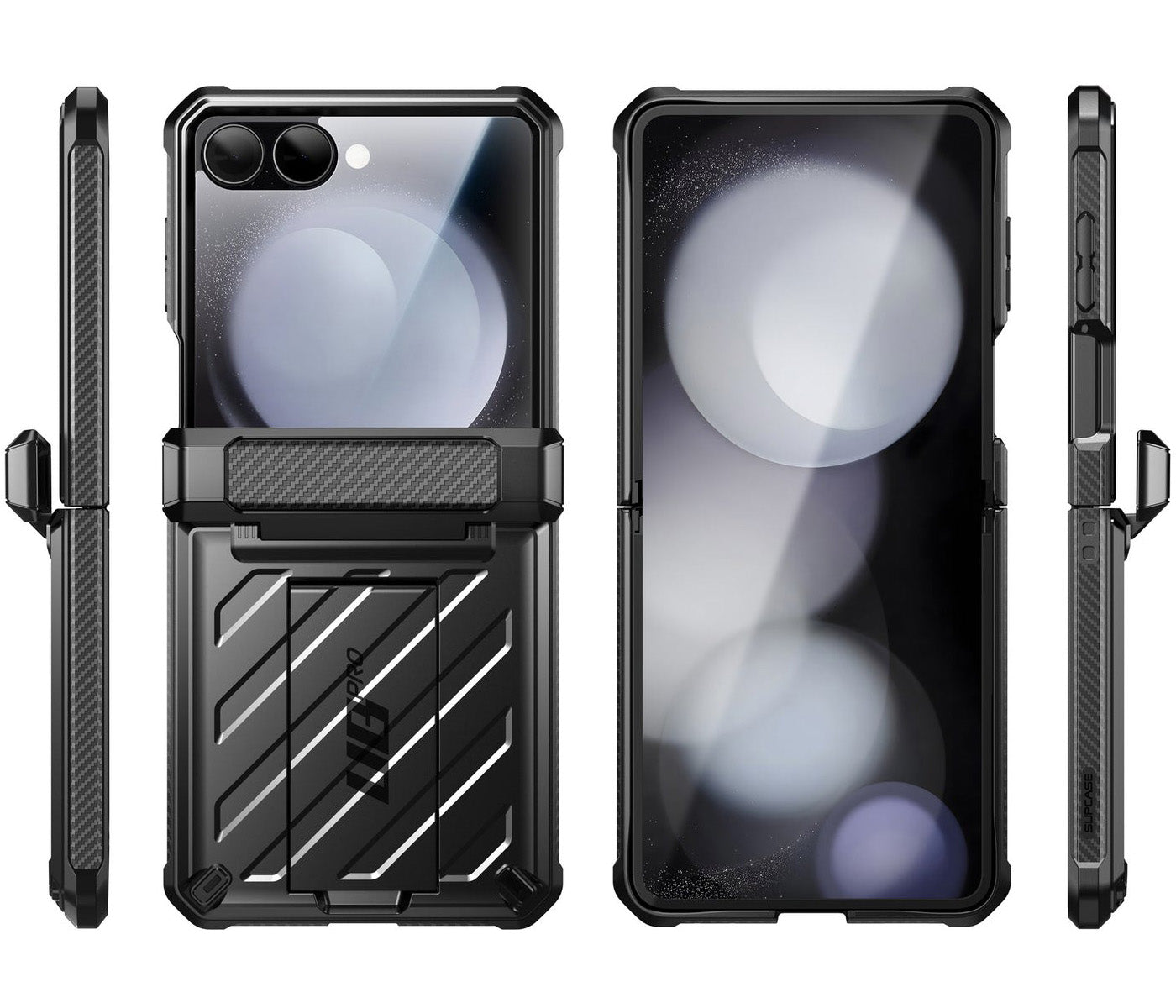 Handyhülle für Galaxy Z Flip7, Supcase UB Pro BackSP, Schwarz